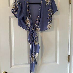 Olivaceous crop top size M and slit skirt size L . Set or separate